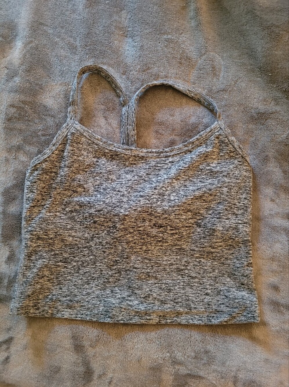 Beyond Yoga Women's Grey Sports Bra Tank